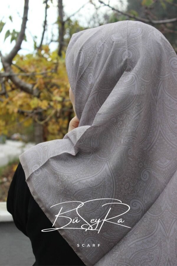 Etnik Desen Soft Eşarp- Taş