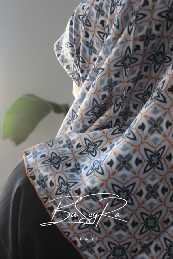 Yıldız Desen Soft Eşarp- Sarı