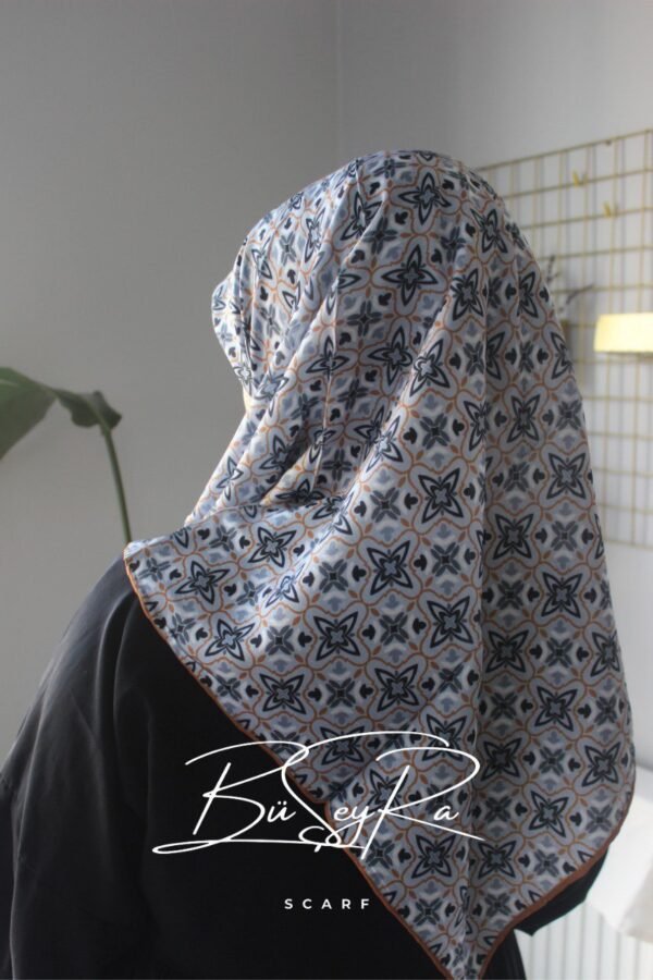 Yıldız Desen Soft Eşarp- Sarı - Görsel 2