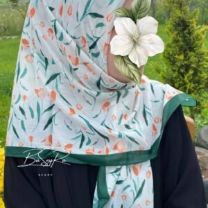 Lale Soft Eşarp-Yeşil