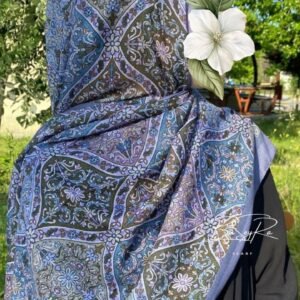 Etnik Motif Şal- Mor